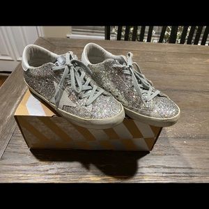 Golden Goose Superstar Multicolor Glitter Sneakers